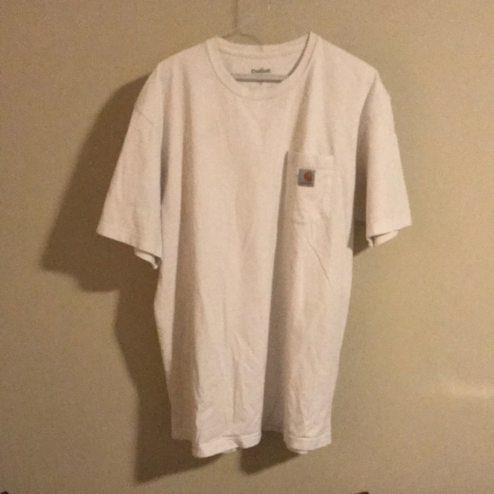 White Carhartt t shirt (L)